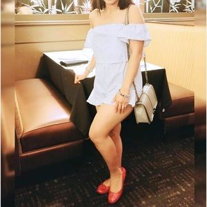 Romper off shoulder size small